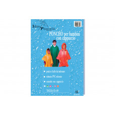 PONCHO PER BAMBINI C/CAPPUCCIO IM103P (12pz)